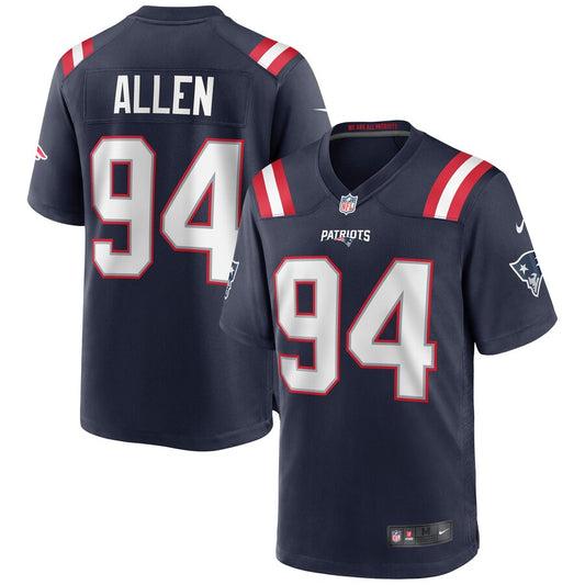 New England Patriots Beau Allen Game Navy Football Jersey product image