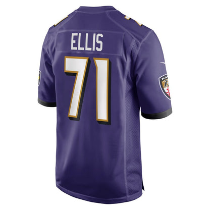 Baltimore Ravens Justin Ellis Game Purple Football Jersey product image