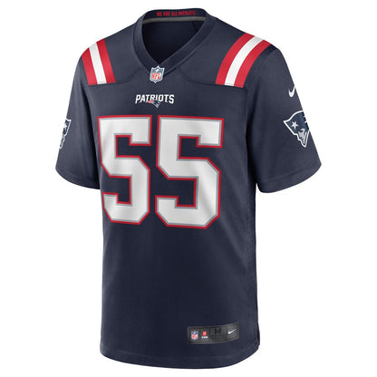 New England Patriots John Simon Game Navy Football Jersey product image