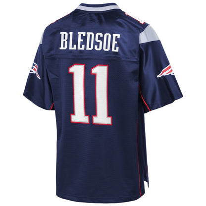 New England Patriots Drew Bledsoe Pro Line Navy Football Jersey product image