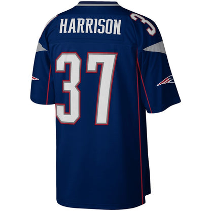 New England Patriots Rodney Harrison Legacy Navy Football Jersey product image