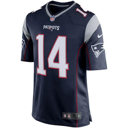 New England Patriots Steve Grogan Game Navy Football Jersey product image