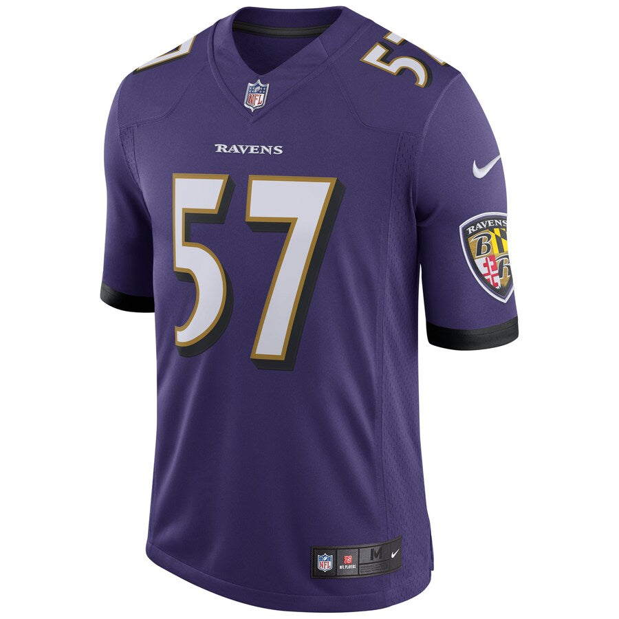 Baltimore Ravens C.j. Mosley Speed Limited Purple Football Jersey product image