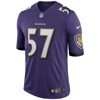 Baltimore Ravens C.j. Mosley Speed Limited Purple Football Jersey product image
