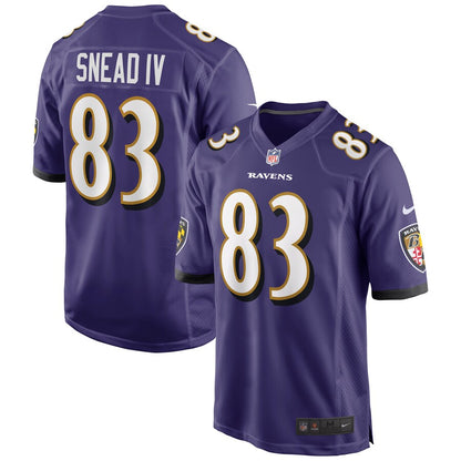 Baltimore Ravens Willie Snead Game Purple Football Jersey product image