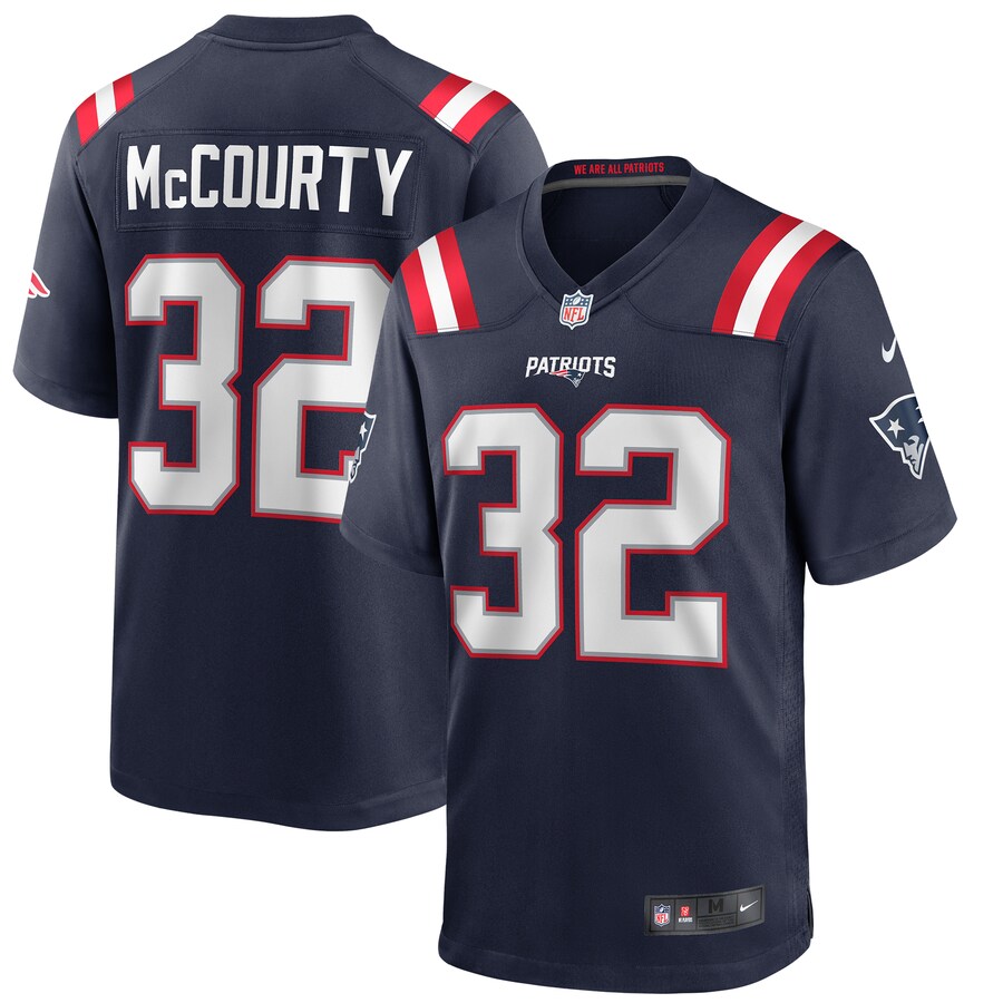 New England Patriots Devin Mccourty Game Navy Football Jersey product image