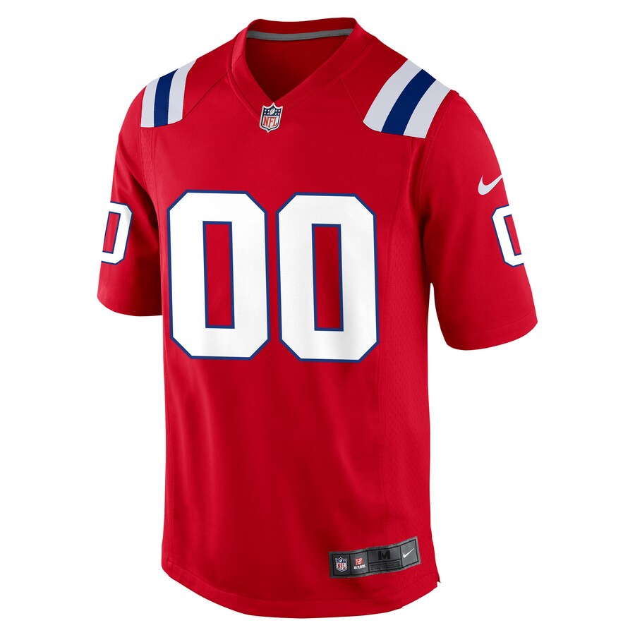 New England Patriots Red Custom Alternate Red Football Jersey product image