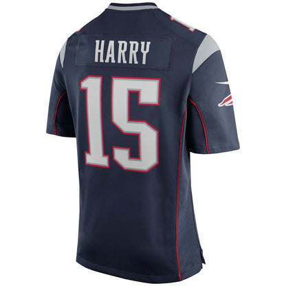 New England Patriots Game Navy Football Jersey product image