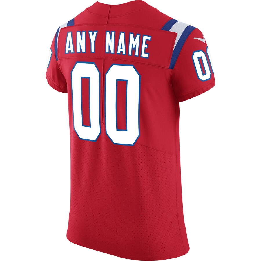 New England Patriots Red Custom Red Football Jersey product image
