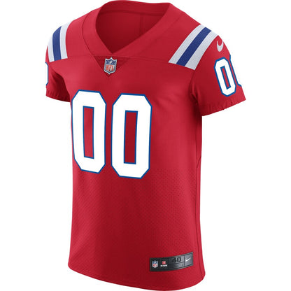 New England Patriots Red Custom Red Football Jersey product image