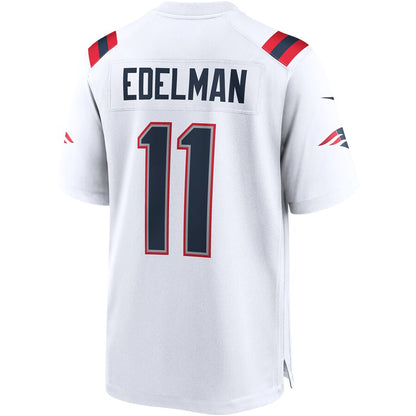 New England Patriots Julian Edelman Game White Football Jersey product image