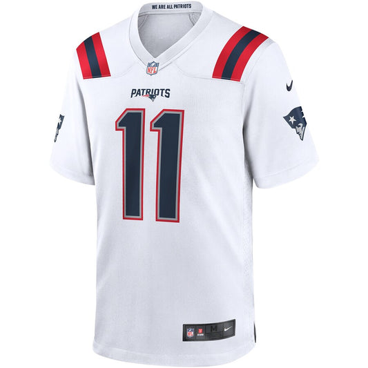 New England Patriots Julian Edelman Game White Football Jersey product image