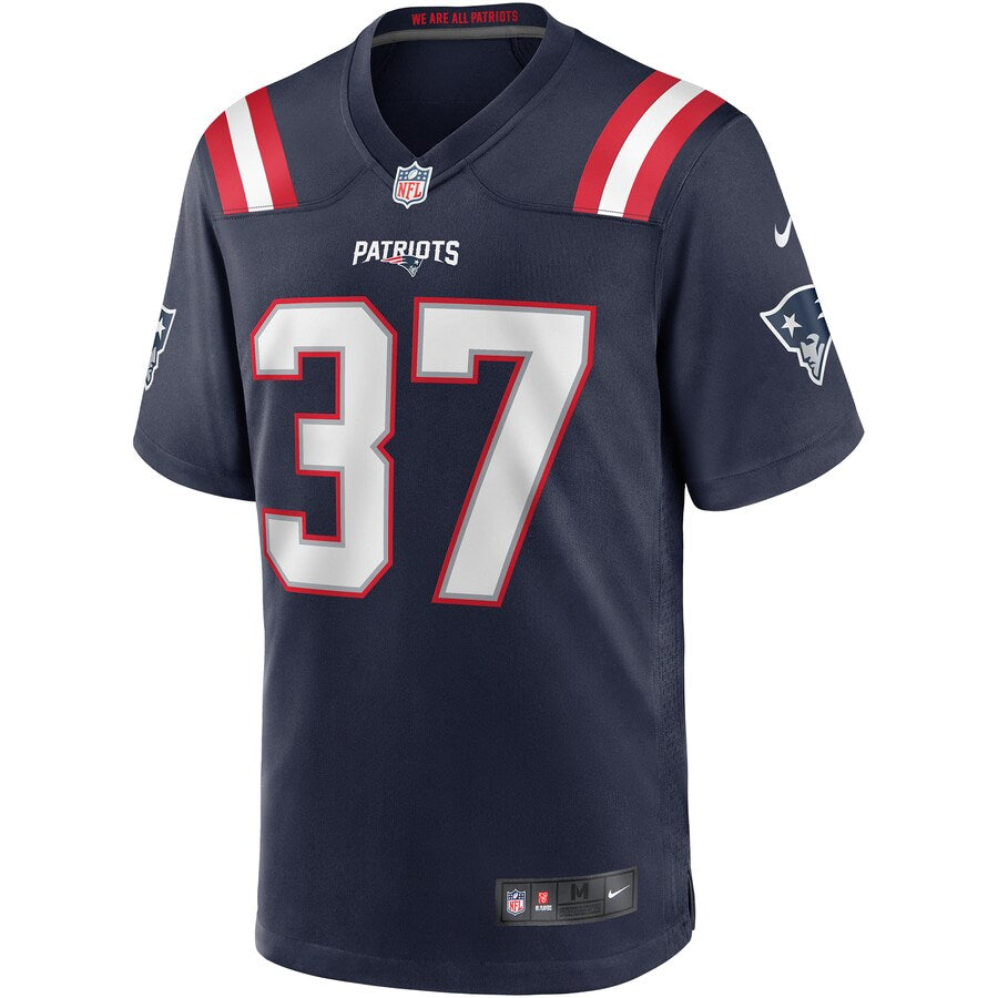 New England Patriots Rodney Harrison Game Navy Football Jersey product image