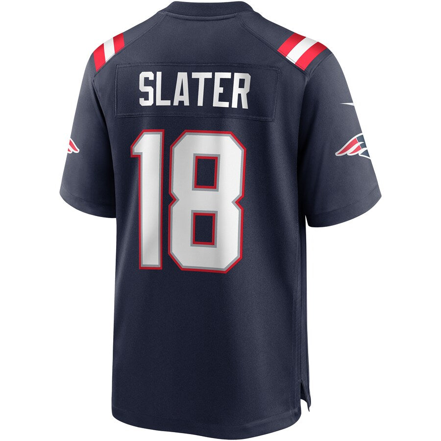 New England Patriots Matthew Slater Game Navy Football Jersey product image
