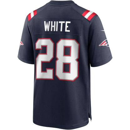 New England Patriots James Game White Football Jersey product image