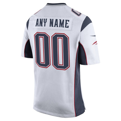 New England Patriots Customized Away Game Football Jersey product image