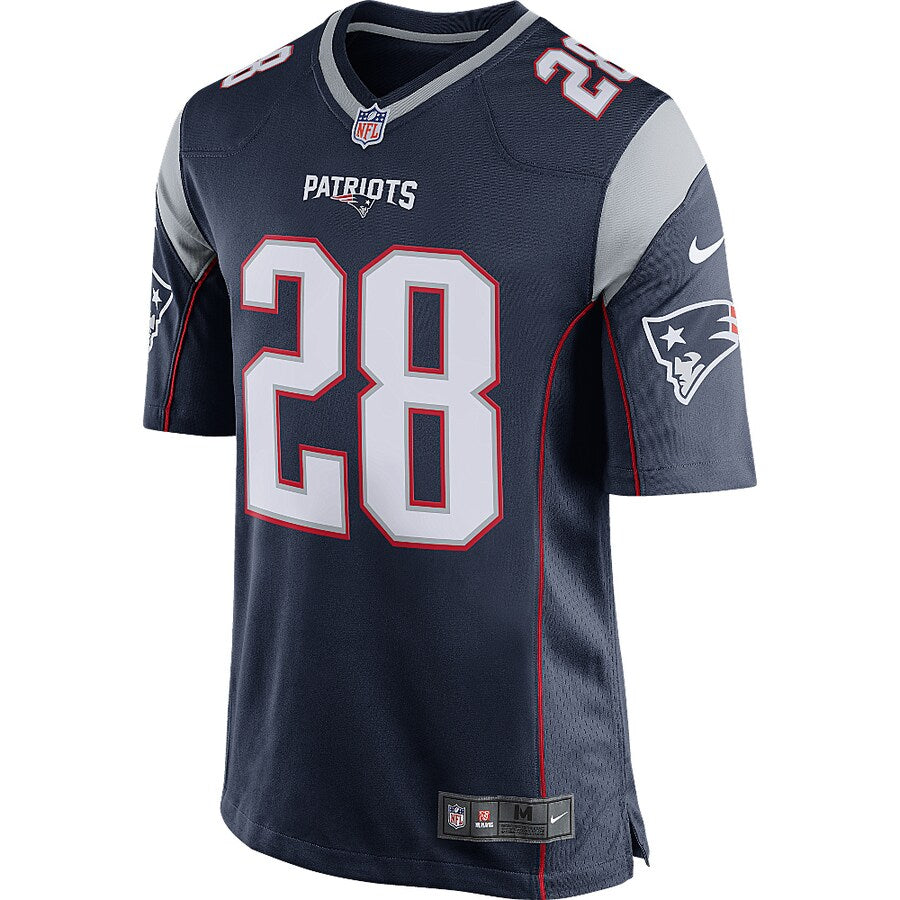 New England Patriots James Game White Football Jersey product image