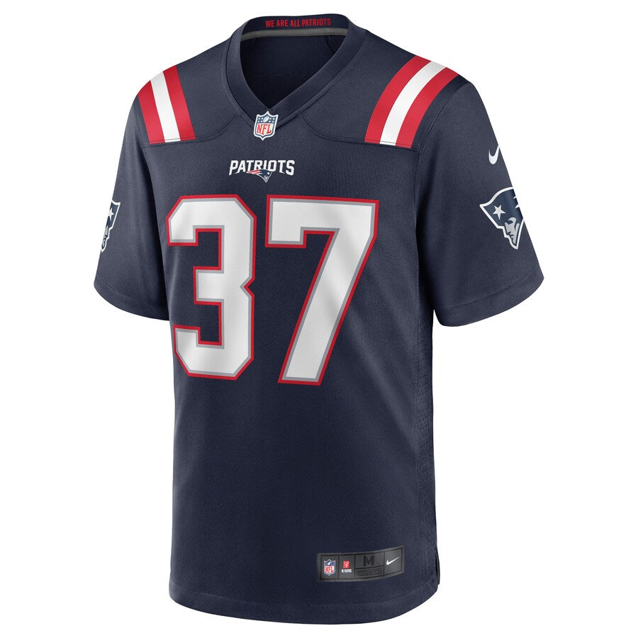 New England Patriots Damien Harris Game Navy Football Jersey product image
