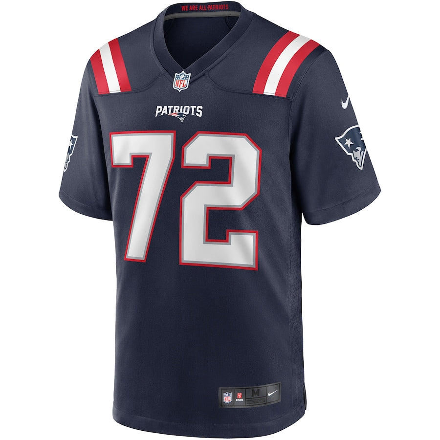 New England Patriots Matt Game Navy Football Jersey product image