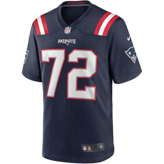 New England Patriots Matt Game Navy Football Jersey product image