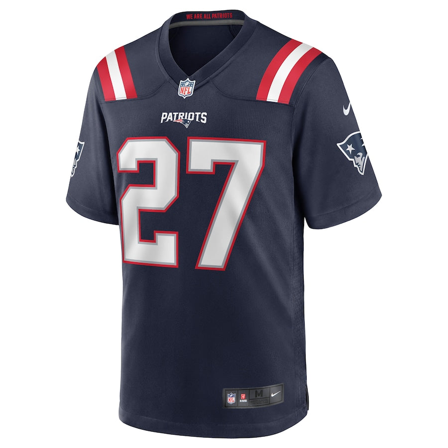 New England Patriots J.c. Jackson Game Navy Football Jersey product image