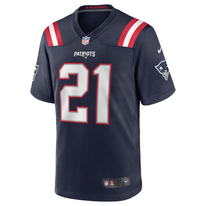 New England Patriots Adrian Phillips Game Navy Football Jersey product image