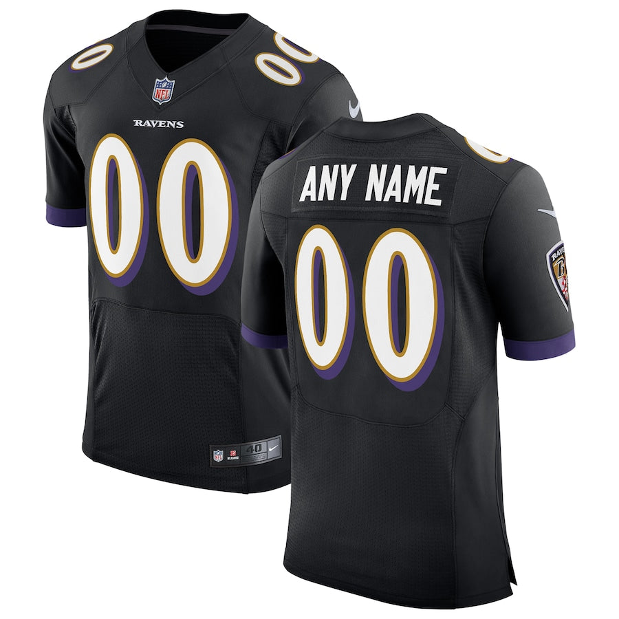 BAL Black Speed Machine Elite Custom Jersey rtj football 3956