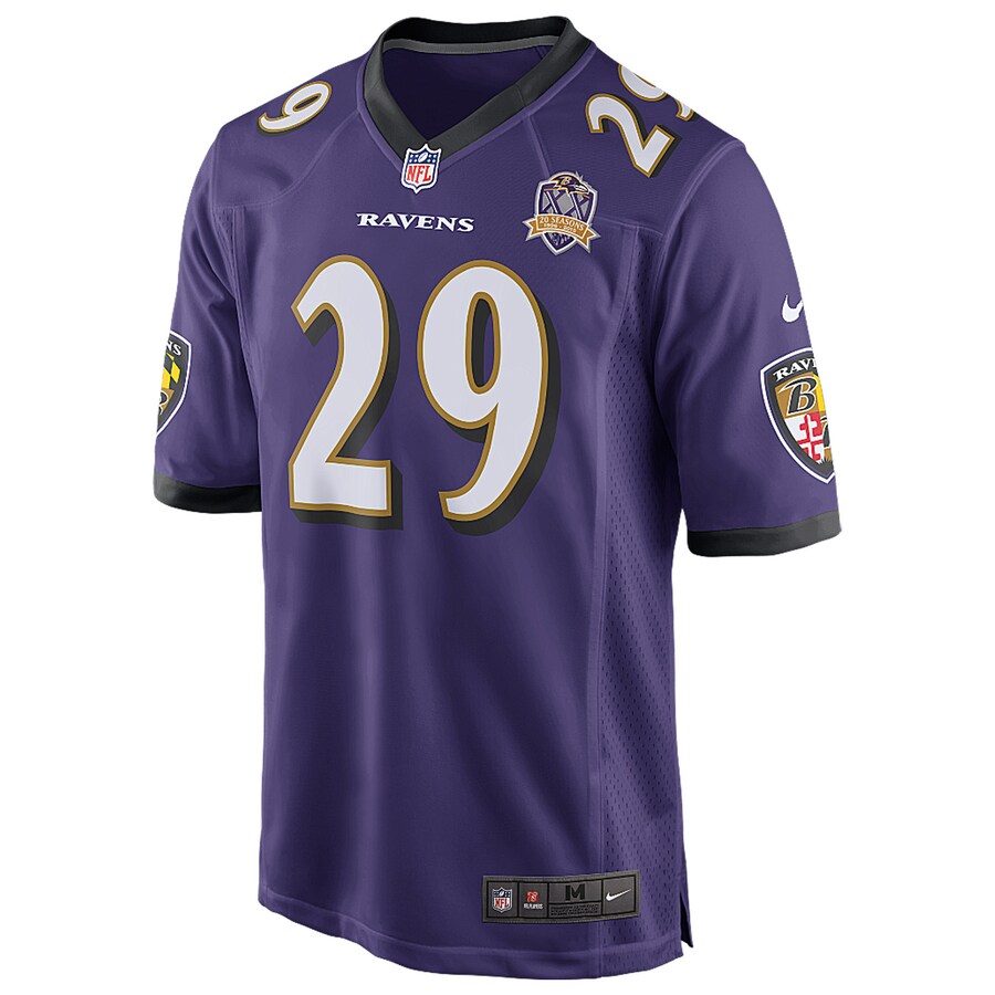 Baltimore Ravens Justin Forsett 2015 Team Game Purple Football Jersey product image