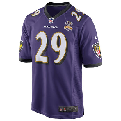 Baltimore Ravens Justin Forsett 2015 Team Game Purple Football Jersey product image