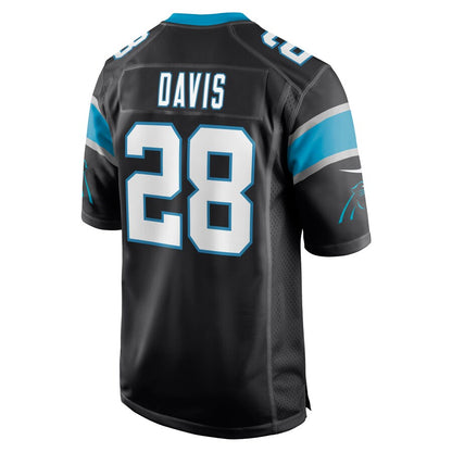 Carolina Panthers Mike Davis Game Black Football Jersey product image