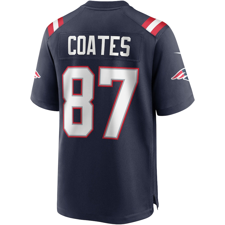 New England Patriots Ben Coates Game Navy Football Jersey product image