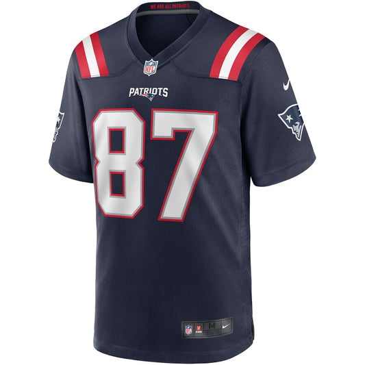 New England Patriots Ben Coates Game Navy Football Jersey product image