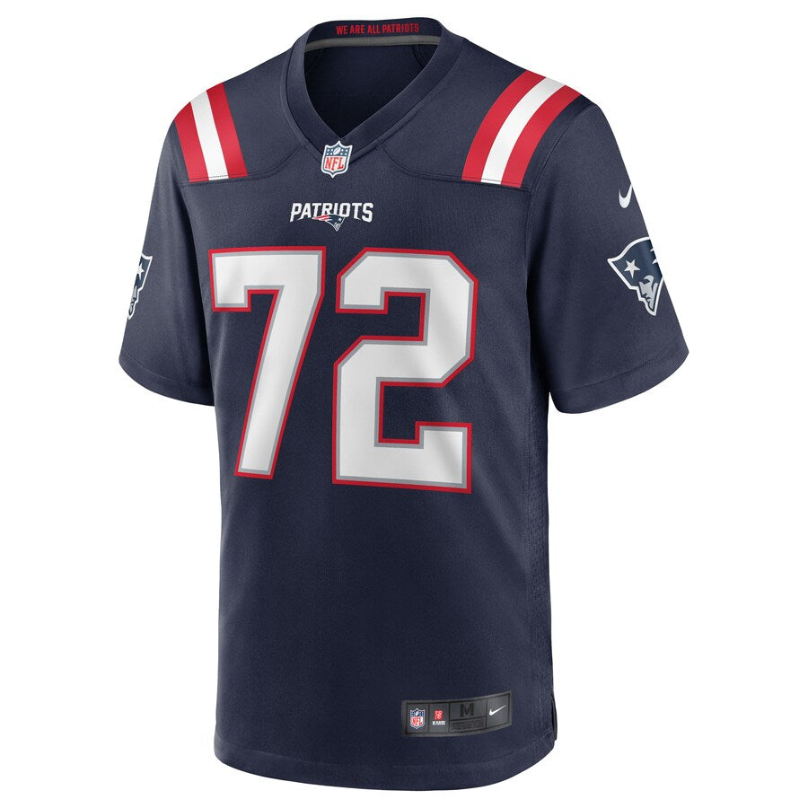 New England Patriots Jermaine Eluemunor Team Game Navy Football Jersey product image