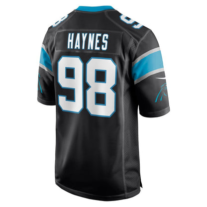 Carolina Panthers Marquis Haynes Game Black Football Jersey product image