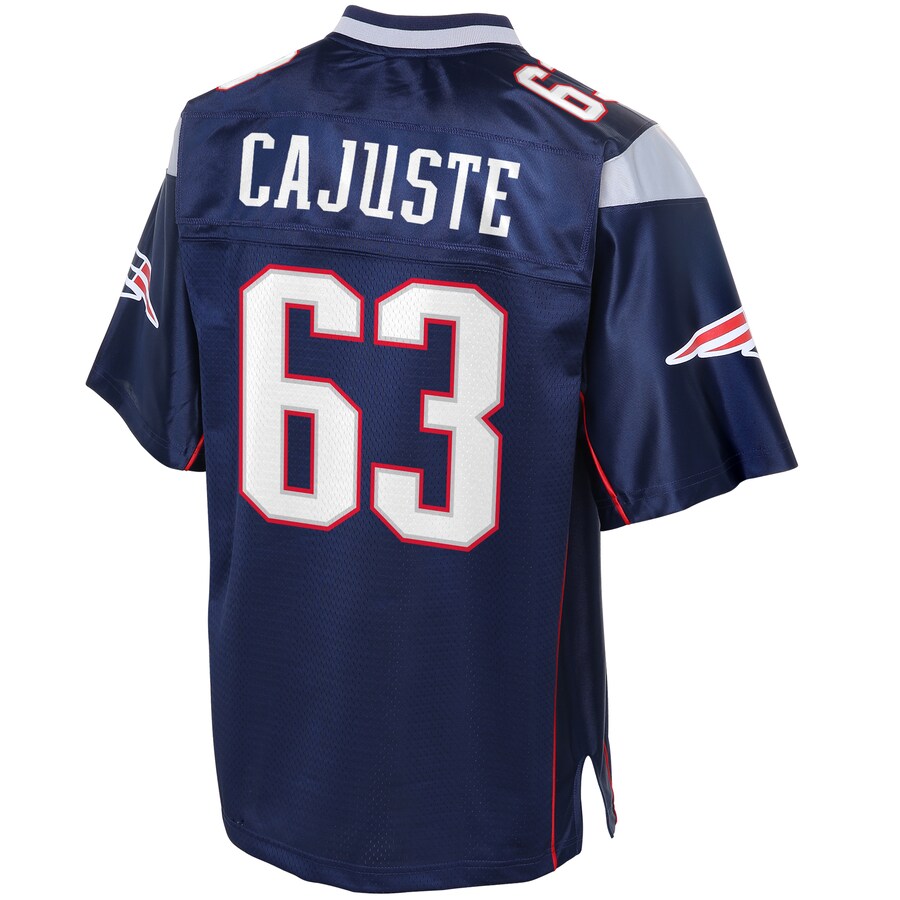 New England Patriots Yodny Cajuste Pro Line Big & Tall Navy Football Jersey product image