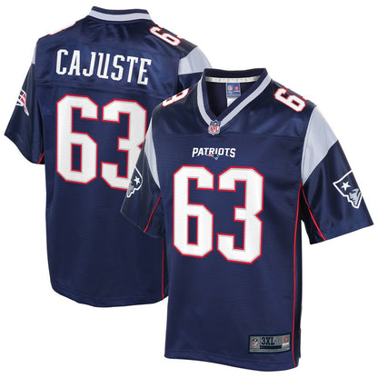 New England Patriots Yodny Cajuste Pro Line Big & Tall Navy Football Jersey product image