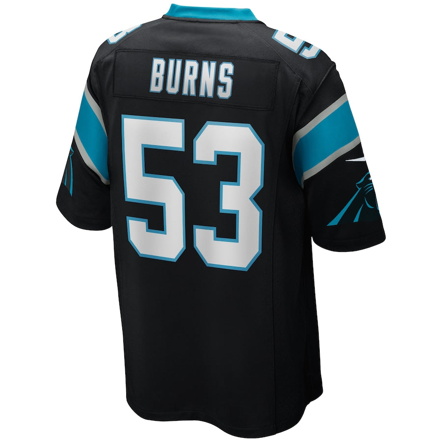 Carolina Panthers Brian Burns Game Black Football Jersey product image