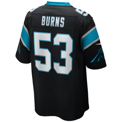 Carolina Panthers Brian Burns Game Black Football Jersey product image