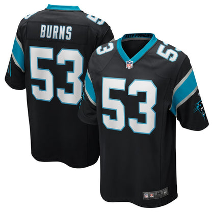 Carolina Panthers Brian Burns Game Black Football Jersey product image