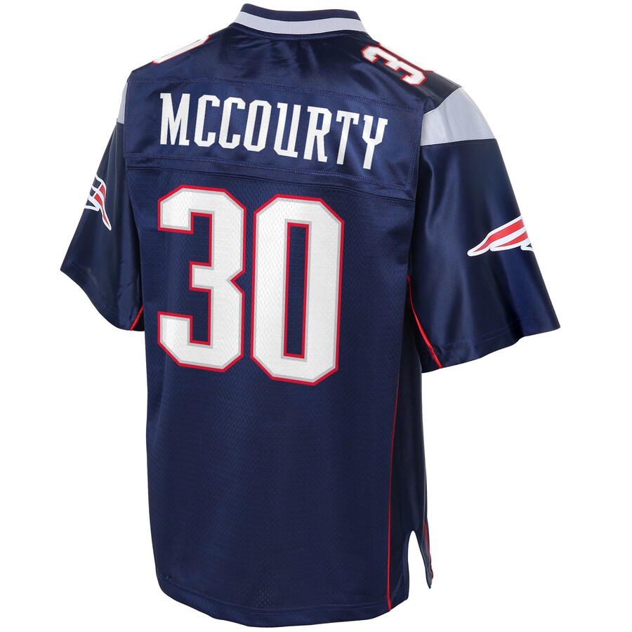 New England Patriots Jason Mccourty Pro Line Big & Tall Navy Football Jersey product image