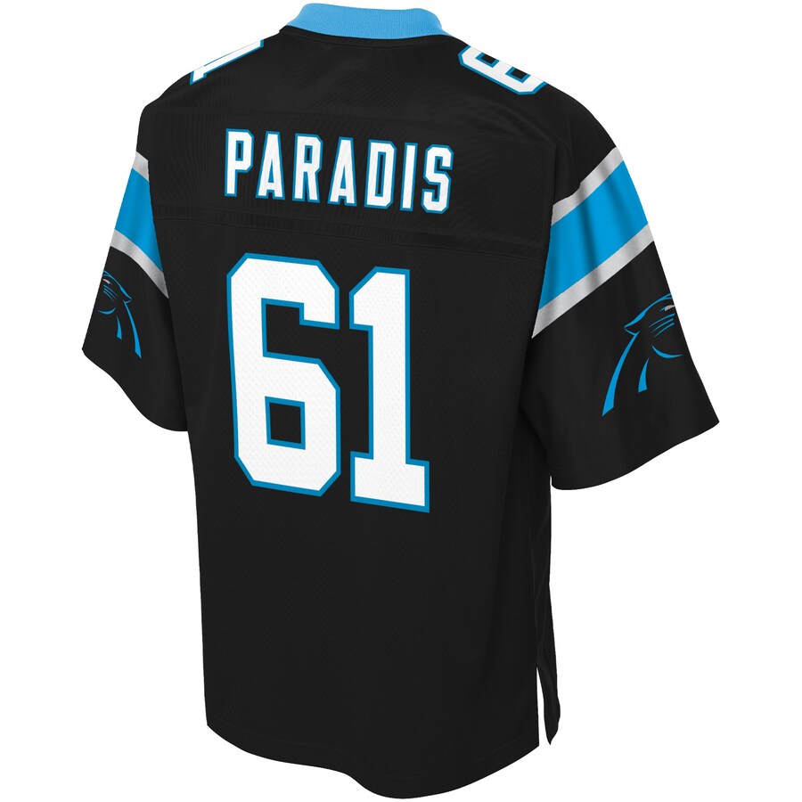 Carolina Panthers Matt Paradis Pro Line Big & Tall Black Football Jersey product image