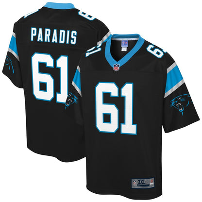 Carolina Panthers Matt Paradis Pro Line Big & Tall Black Football Jersey product image