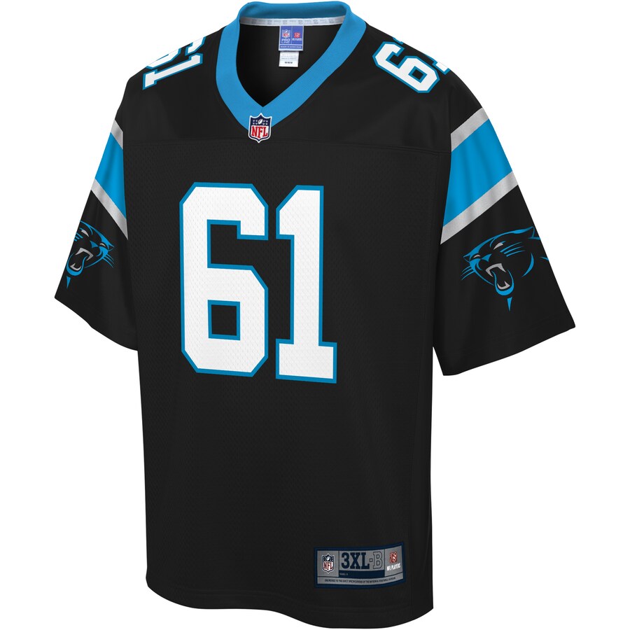 Carolina Panthers Matt Paradis Pro Line Big & Tall Black Football Jersey product image