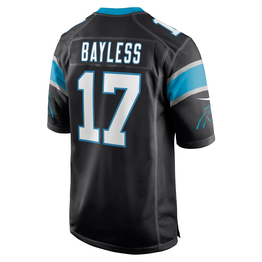 Carolina Panthers Omar Bayless Game Black Football Jersey product image