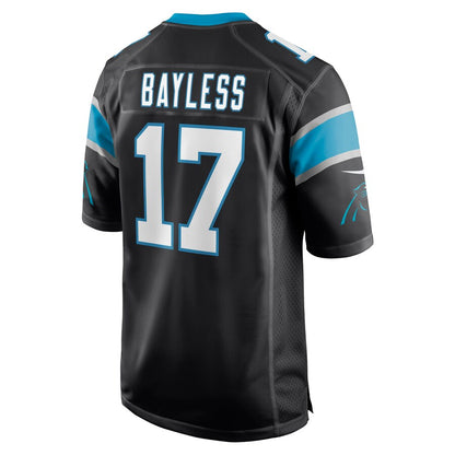 Carolina Panthers Omar Bayless Game Black Football Jersey product image