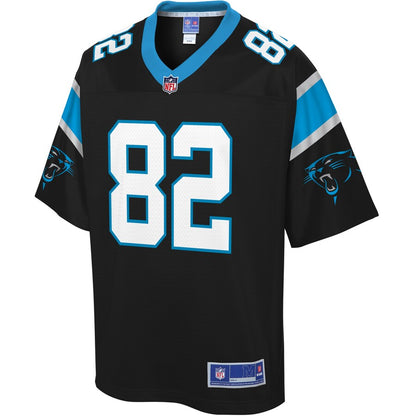 Carolina Panthers Chris Manhertz Pro Line Big & Tall Black Football Jersey product image