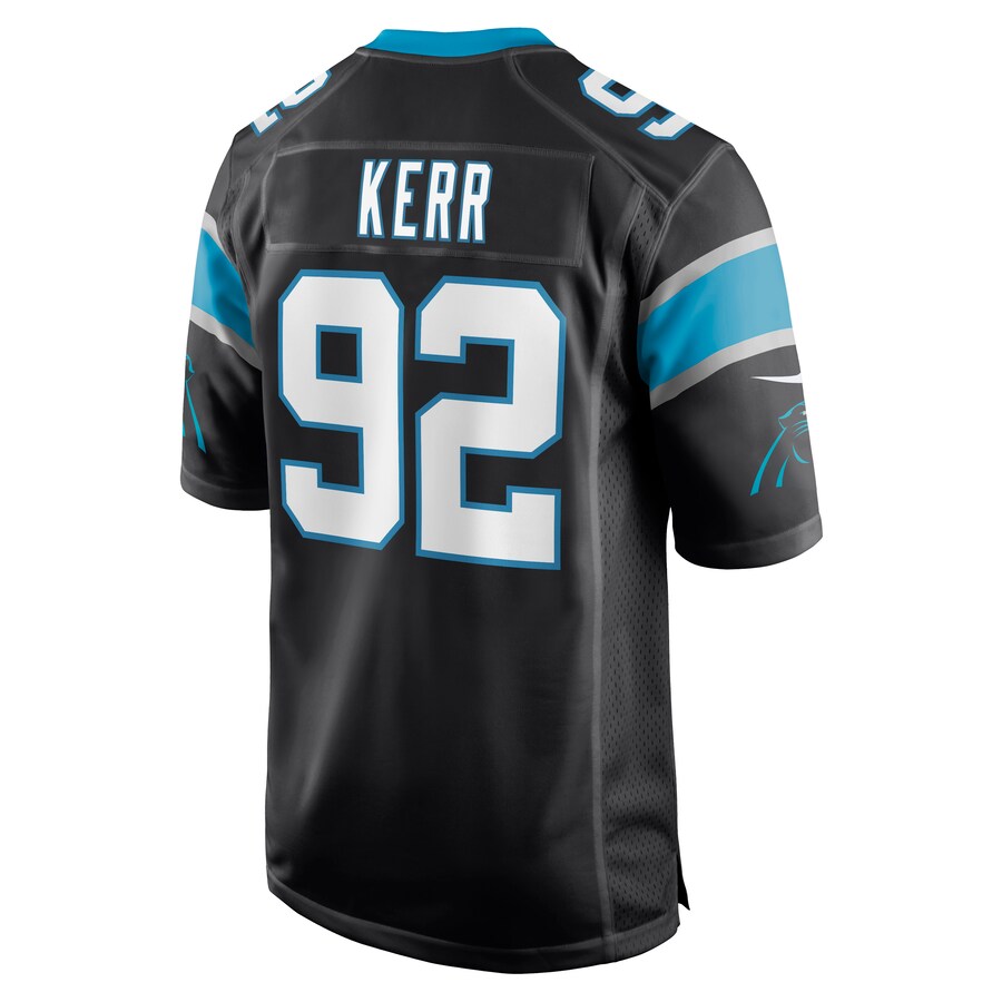 Carolina Panthers Zach Kerr Game Black Football Jersey product image