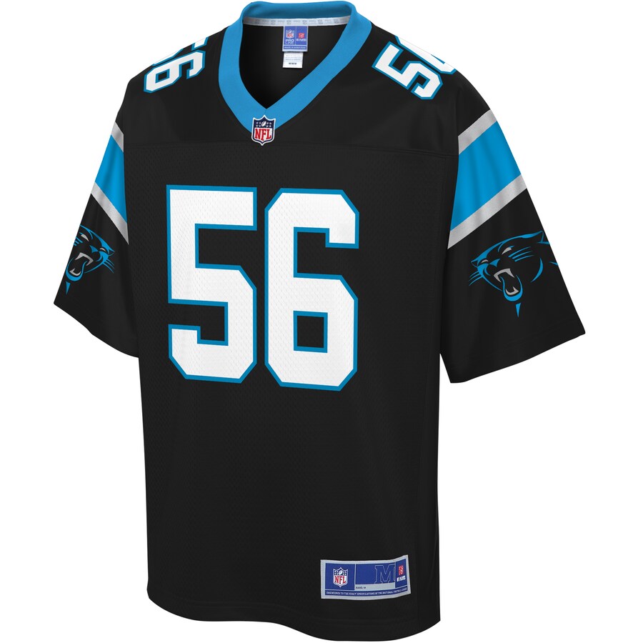 Carolina Panthers Jermaine Carter Pro Line Big & Tall Black Football Jersey product image