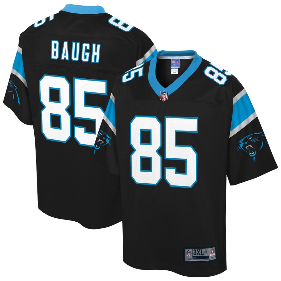 Carolina Panthers Marcus Baugh Pro Line Big & Tall Black Football Jersey product image