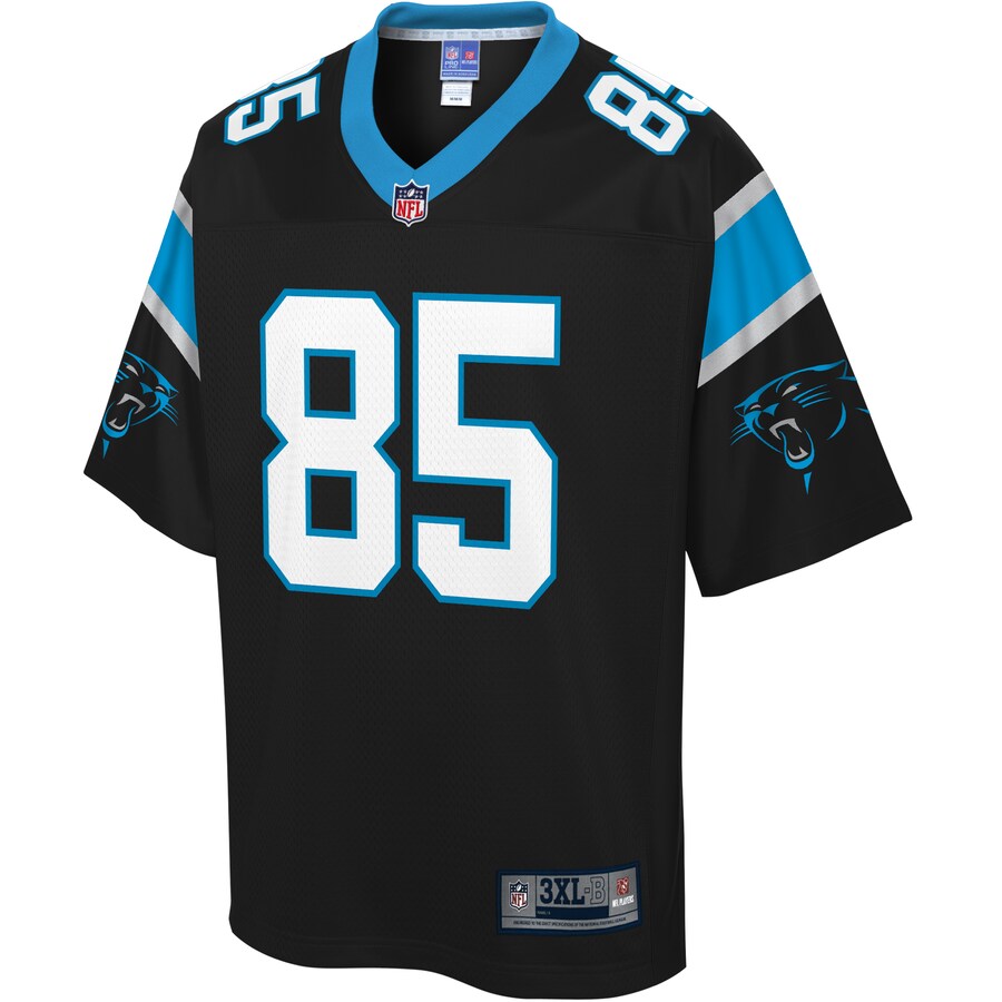 Carolina Panthers Marcus Baugh Pro Line Big & Tall Black Football Jersey product image